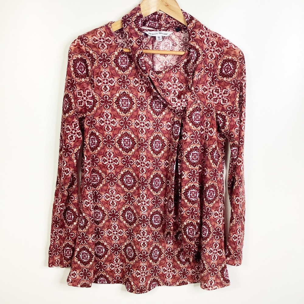 Rebecca Malone Red Kaleidoscope  Long Sleeve